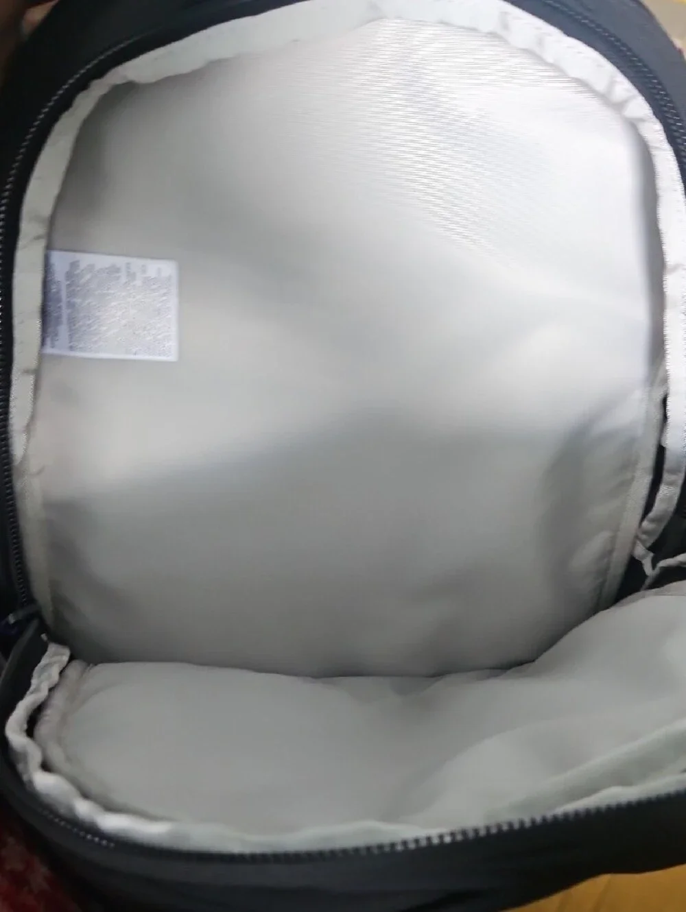 The North Face Borealis Black Backpack with Purple Cords